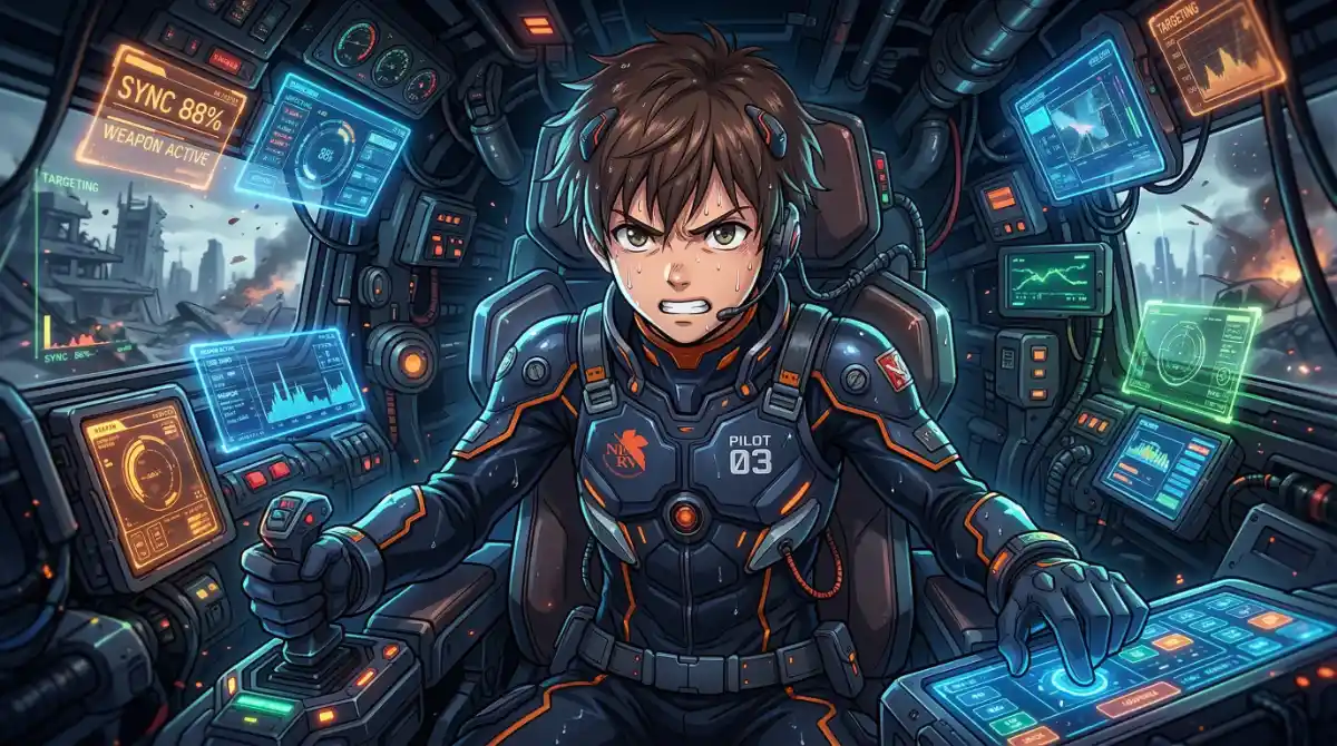 1boy_teenage_mech_pilot_flight_suit_short_messy_br_delpmaspu